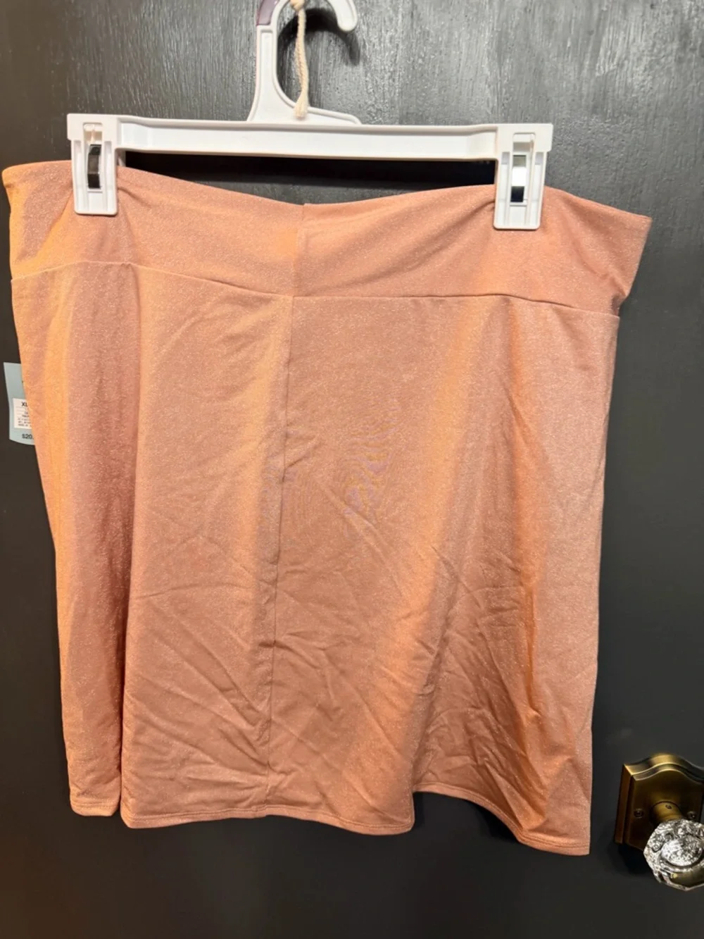 Shade & Shore Pink Twist-Front Swim Coverup Skirt